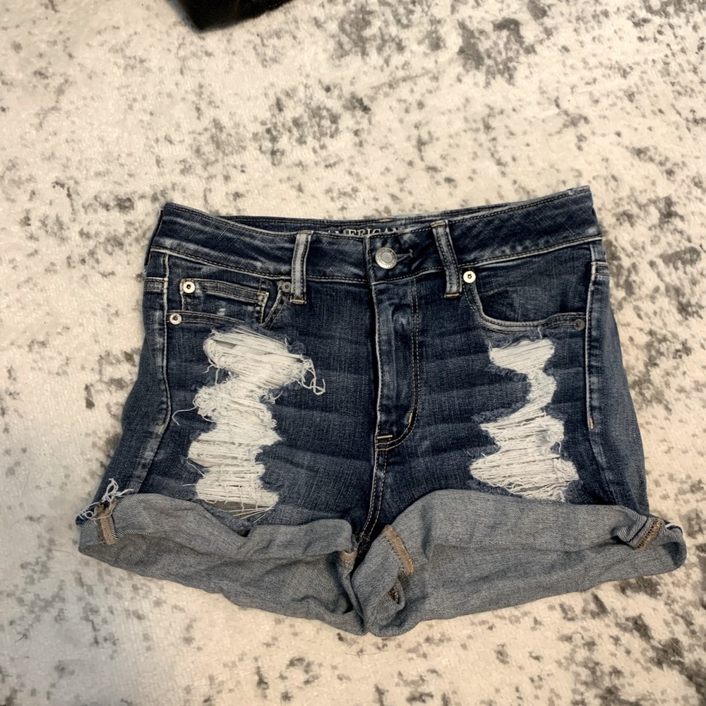 AE HI-RISE SHORTIE SZ 8